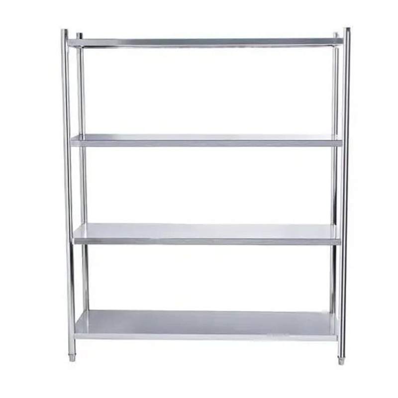 厨房设备四层货架不锈钢四层货架不锈钢置物架后厨仓库货架厂家