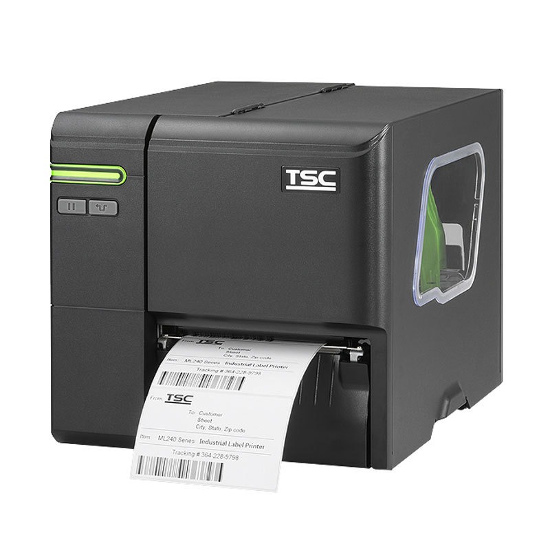 TSC MA2400P MA3400P带屏标识服装吊牌水洗唛贴纸标签条码打印机