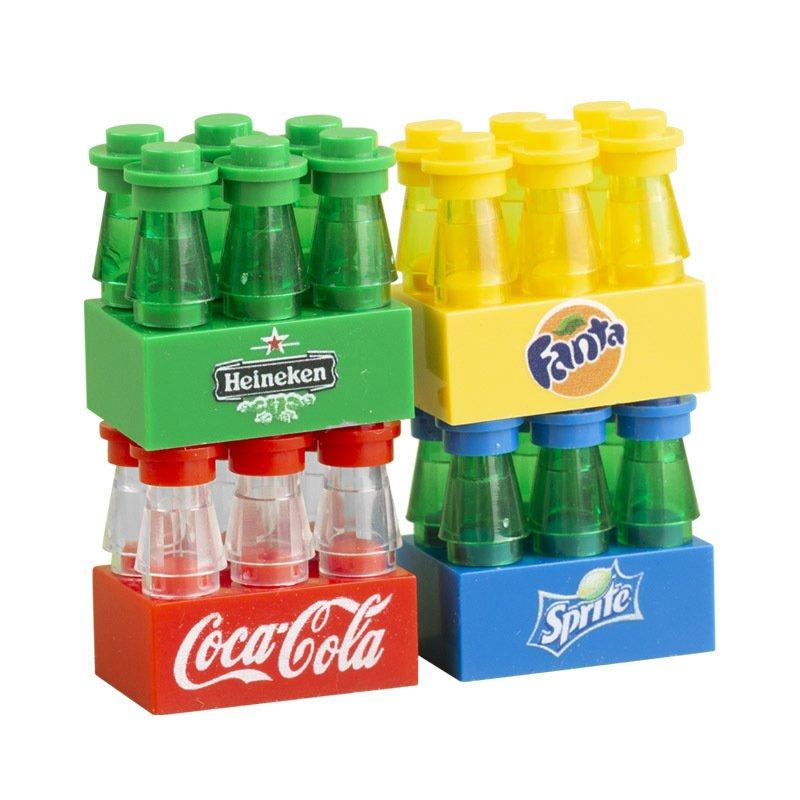 可爱城市人仔酒瓶饮料瓶模型咖啡场景兼容杯子配件积木95228,玩具/童车/益智/积木/模型,其他人偶玩具,淘宝优惠券,粉丝福利购,淘宝优惠卷