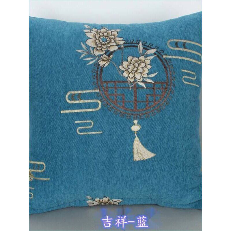 雪尼尔提花抱枕套靠垫套不含芯床上床头沙发靠枕套汽车靠背套芯套