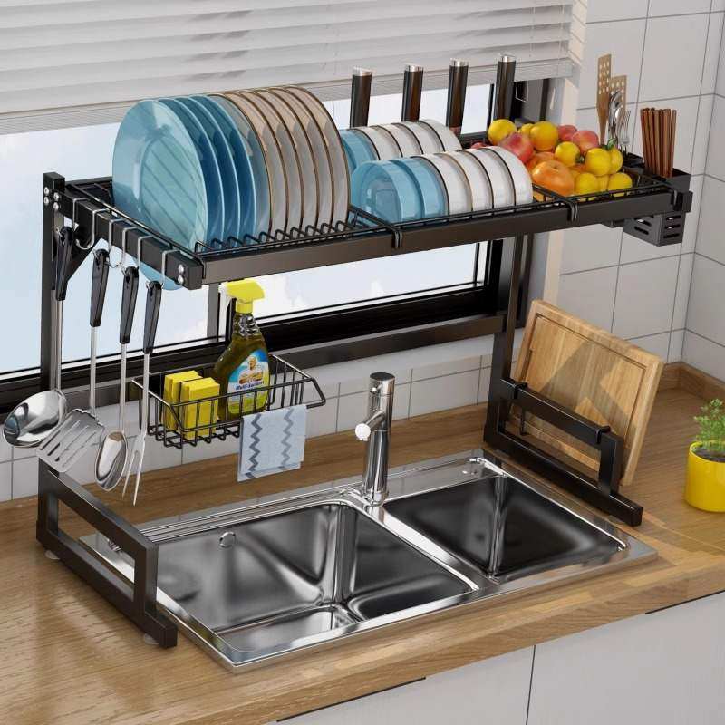 外贸厨房水槽置物架台面碗盘架跨境架沥水碗碟上收纳水池多功能架,厨房/烹饪用具,水槽置物架,淘宝优惠券,粉丝福利购,淘宝优惠卷