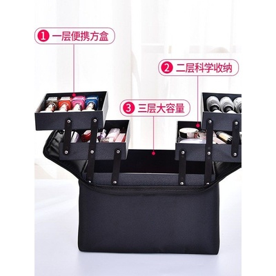 纹绣师专用手提美容纹眉美甲轻医美化妆纹绣工具箱外出收纳箱包