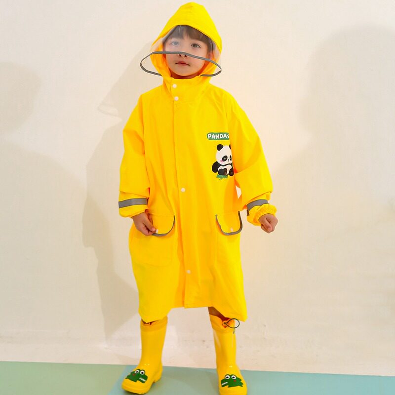 圆萌儿童雨衣男童女童小学生带书包位防水雨披宝宝幼儿园2025新款