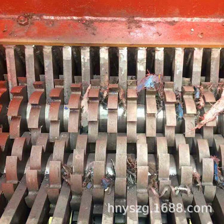 汽车内饰双轴撕碎机 保险杠粉碎机 轮胎轮毂汽车门剪切式破碎机