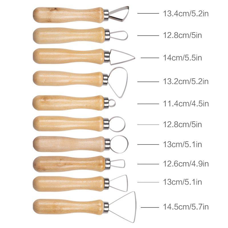 陶艺修坯刀10件套环形利雕塑胚刀头坯修教学湿不锈钢工具刀专用,文具电教/文化用品/商务用品,美术套装/美育礼盒,淘宝优惠券,粉丝福利购,淘宝优惠卷