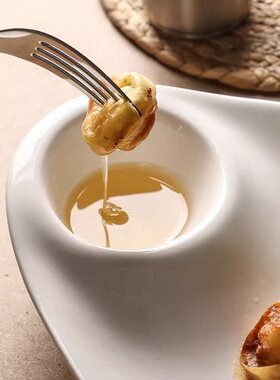 日式寿司盘子带醋碟菜盘酒店母盘盘家用虾子盘水饺凉菜小吃灼白有