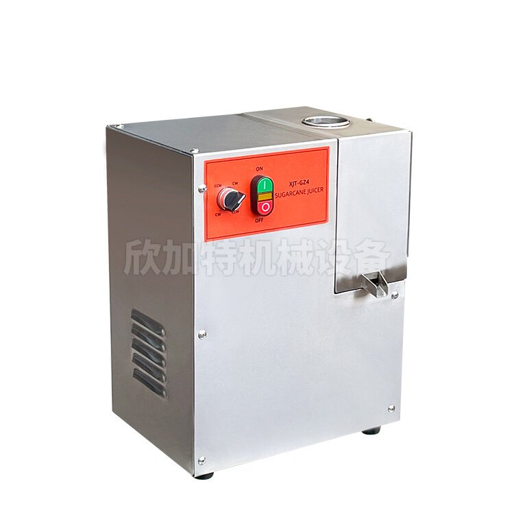 厂家现货大型四棍商用电动甘蔗榨汁机 店铺专用甘蔗压榨机设备