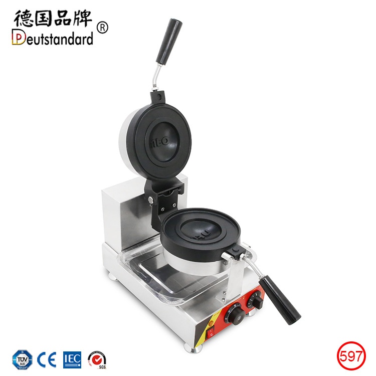 星球冰淇淋汉堡机 UFO飞碟汉堡机雪糕夹馅面包设备 三明治烤包炉