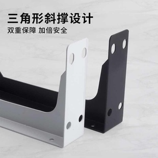 衣杆托衣帽间木板衣柜支架支架挂衣壁挂砌墙一体五金衣柜铁架子杆