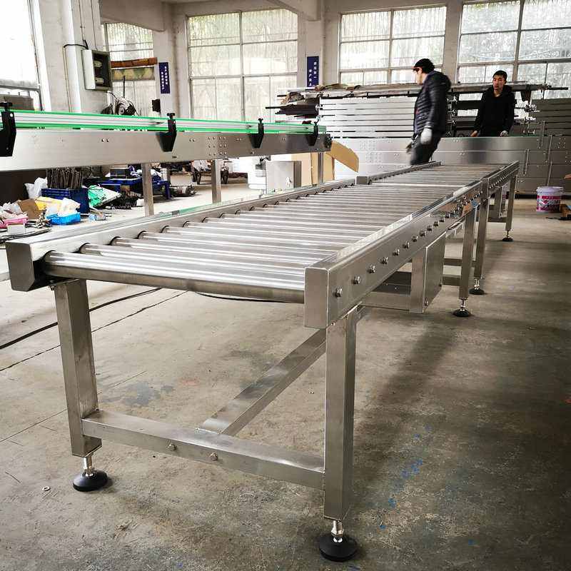 小型无动力滚筒线 动力滚筒输送线电动流水线不锈钢辊道 输送机
