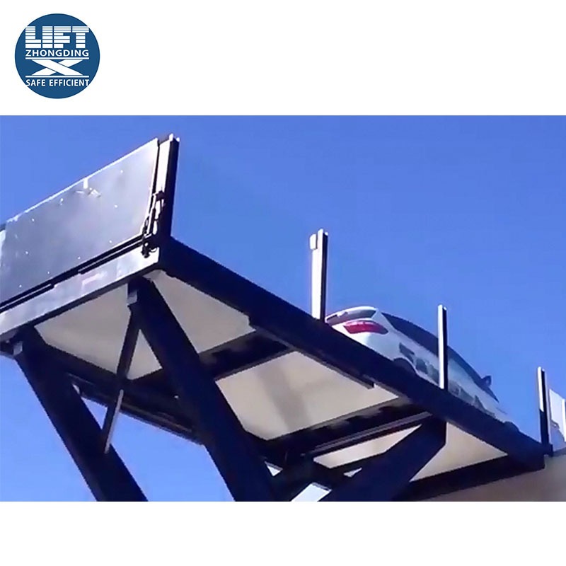 汽车升降剪叉式提升机叉剪式液压升降机车库二层3吨汽车升降平台