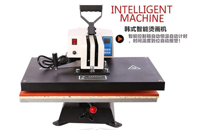 40*60韩式高压摇头烫画机热转印机器设备T恤印花机 平板烫衣机