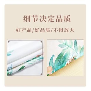 中式门帘隔断帘免打孔家用推拉打孔可伸缩隔断窗帘帘杆门帘