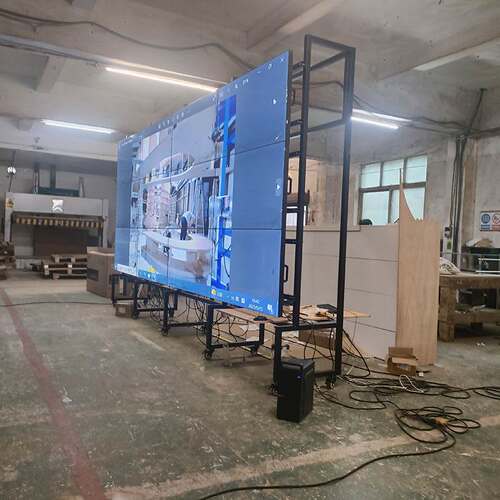 拼接屏支架商场广告播放器展示大型活动舞台显示屏展示架定制