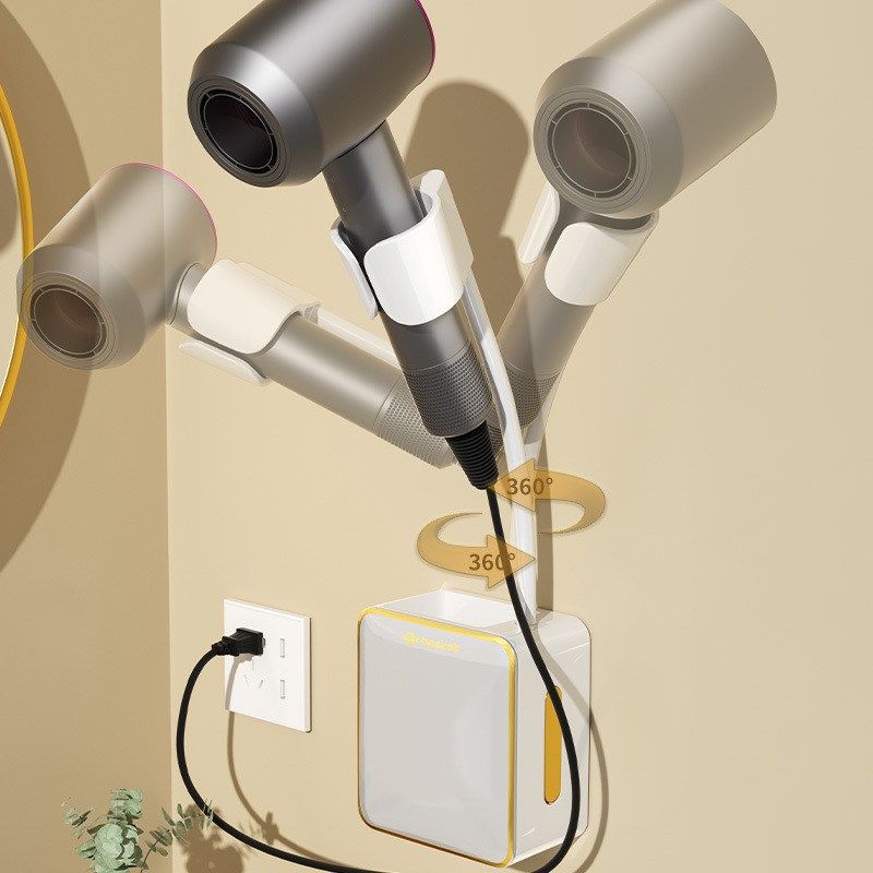 吹风机置物架免打孔卫生间壁挂式挂架支架风架子收纳电吹风筒浴室,家庭/个人清洁工具,吹风机置物架,淘宝优惠券,粉丝福利购,淘宝优惠卷