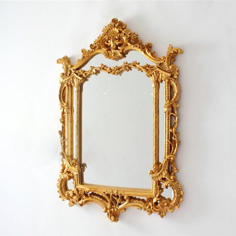 法式装饰镜玄关壁炉镜出口法式巴洛克可可奢华别墅欧美式浴室镜,住宅家具,装饰镜,淘宝优惠券,粉丝福利购,淘宝优惠卷
