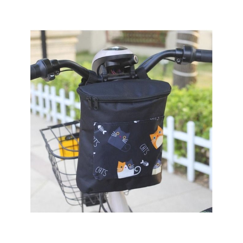 电动车放置神器挂物包自行车挂包通用电瓶车收纳置物袋前置储物兜