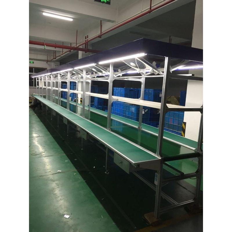组装皮带流水线生产线 独立工作台式流水线 电子电器装配生产线