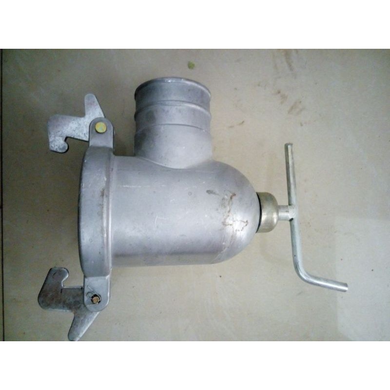 农业水管灌溉设备农用铝合金喷灌配件90变76一体阀门开关