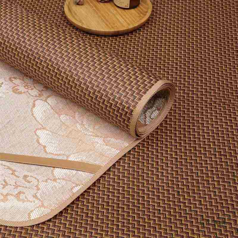 双面凉席藤席2025新款家用可折叠冰丝席夏季席子冬夏两用草席竹席,床上用品,藤席,淘宝优惠券,粉丝福利购,淘宝优惠卷