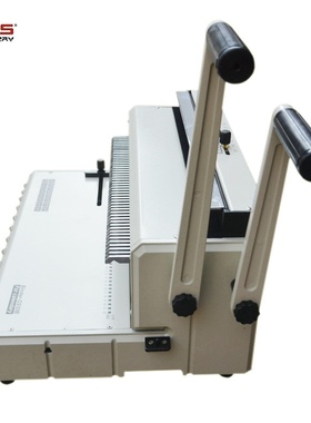 G930手动装订机A3重型活页挂历画册3:1铁圈打孔压圈一体机