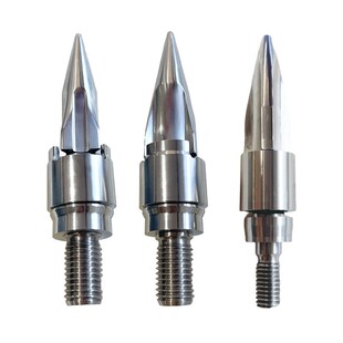 注塑机螺杆配件双合金螺杆炮筒螺杆火箭头三件套来图打样