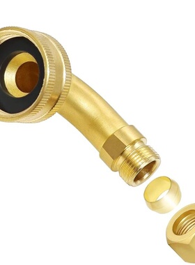 90度无铅黄铜活接弯头软管接头 pulgadas de manguera de codo