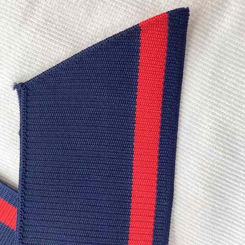 男休闲服装辅料针织横机罗纹polo衫衣领子T恤领口提花扁机领厂家