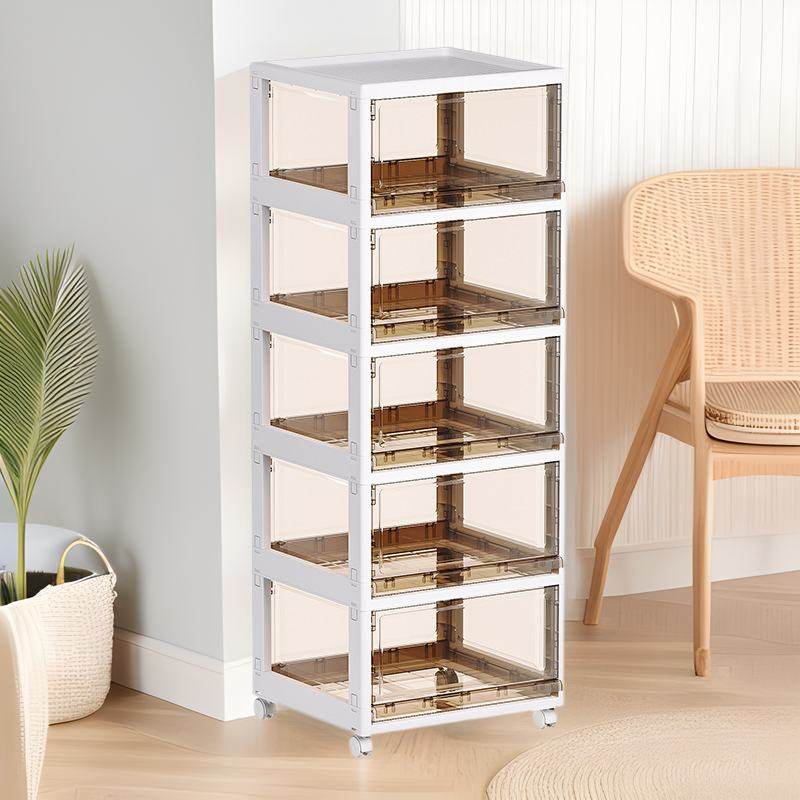 透明抽屉式收纳柜家用零食整理可多层物箱置柜移动客厅文件柜,收纳整理,零食收纳筐,淘宝优惠券,粉丝福利购,淘宝优惠卷