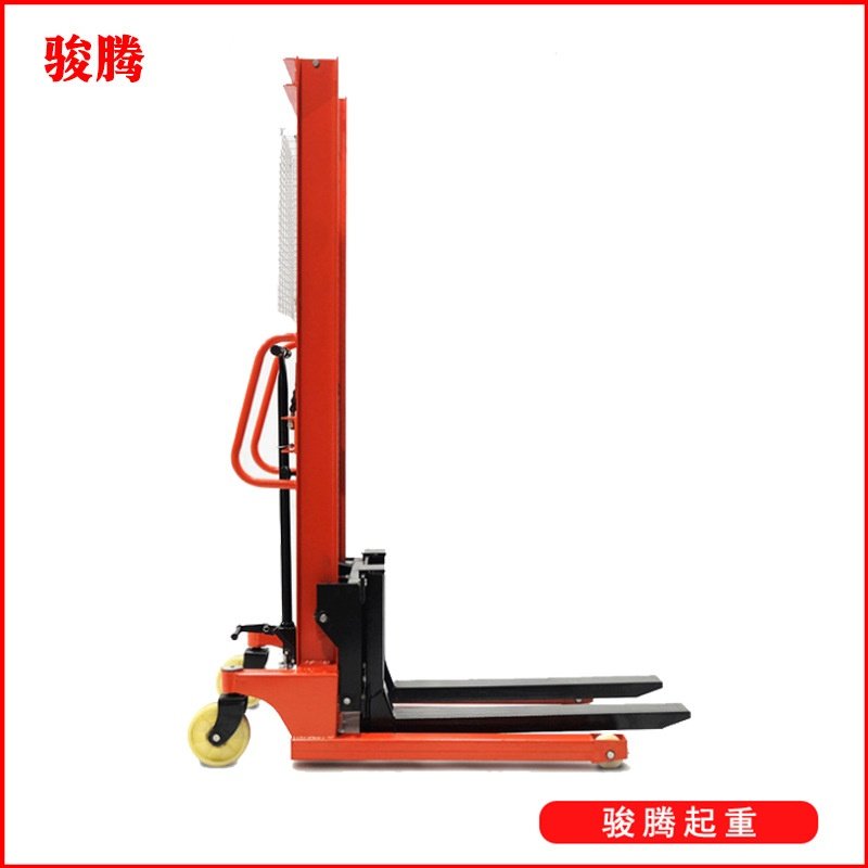 堆垛车 1吨2吨3吨液压小型手推液压叉车升高装卸车 手动堆高车