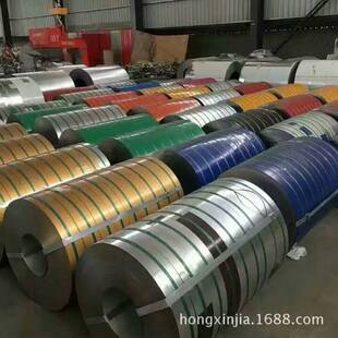 厂家供应可开平彩钢板 各型号强分条板彩钢板 饮厨具化工设备钢板