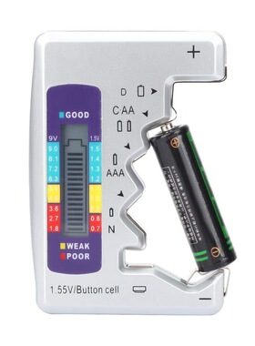 厂家直销BT-886数字电池电量测试仪数显显示器测试LCD电池电压