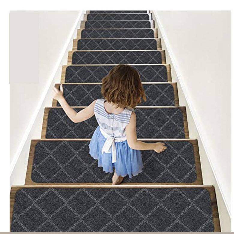 新品 楼梯垫防滑自粘贴免胶地垫家用地毯台阶实木脚垫楼梯踏步垫,居家布艺,楼梯垫,淘宝优惠券,粉丝福利购,淘宝优惠卷