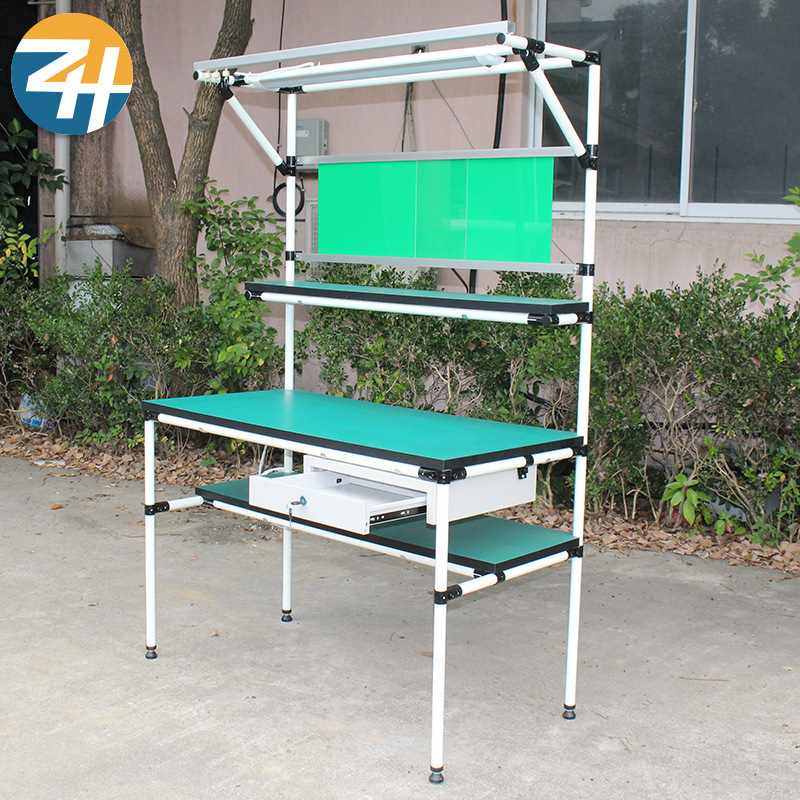 厂家供应精益管线棒工作台 打包产线检验流利条操作台线棒工作桌,商业/办公家具,操作台,淘宝优惠券,粉丝福利购,淘宝优惠卷