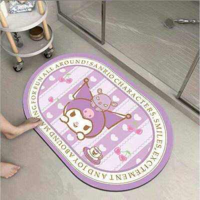 新品 科技布软垫吸水垫卫生间厨房门口地垫浴室胶垫卫浴厕所地毯