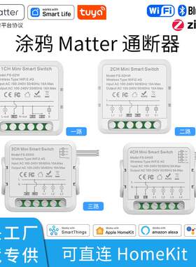 涂鸦matter跨平台协议单路通控制器器定时开关断语音开关智能家居