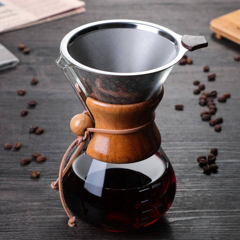 厂家批发玻璃咖啡壶咖啡具手咖啡滤纸过滤咖啡壶杯冲免漏斗滴漏式,餐饮具,手冲壶,淘宝优惠券,粉丝福利购,淘宝优惠卷