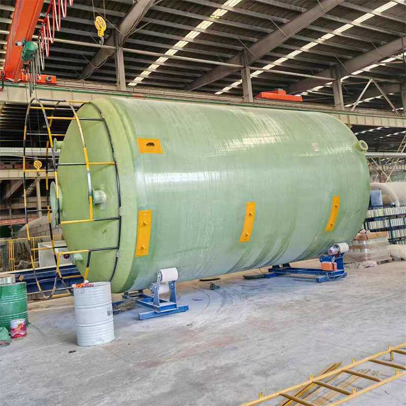 玻璃钢化工立式盐酸储罐 次氯酸钠大型储罐工业聚乙烯双氧水储罐图片