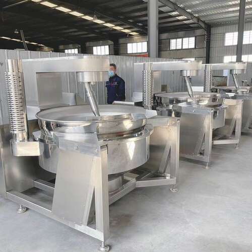 厂家热销推荐商用枣泥豆沙馅料炒制机全自动蒸汽加热行星搅拌炒锅