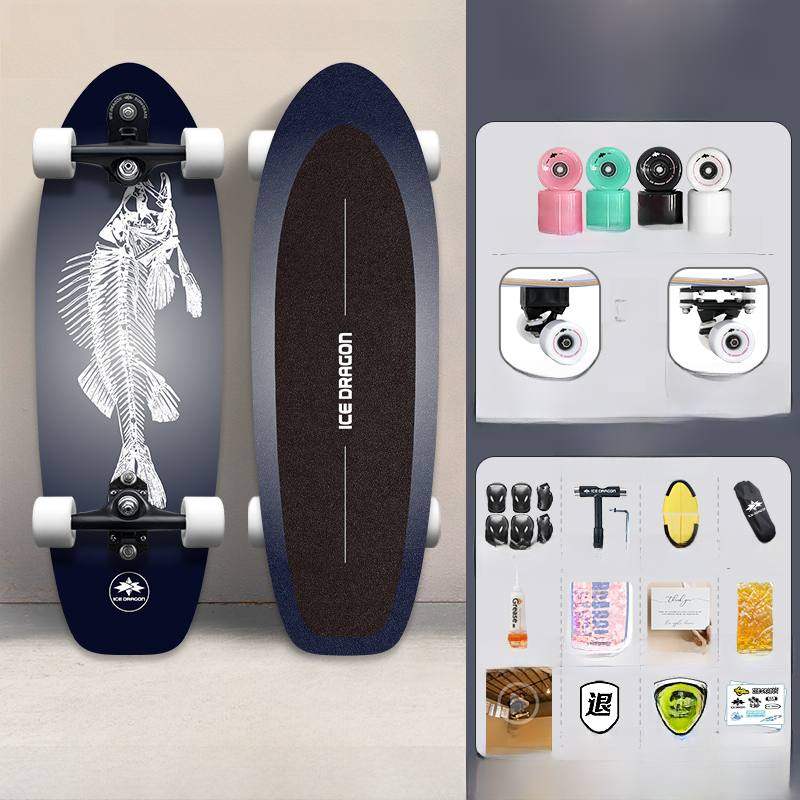 冰龙陆地冲浪板x鱼化石陆板冲专业蹬冲初学滑板模拟滑雪成人儿童,运动/瑜伽/健身/球迷用品,滑板,淘宝优惠券,粉丝福利购,淘宝优惠卷