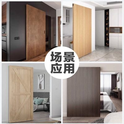 电动幽灵门玻璃门隐形轨道遥控感应侧吊滑轨平移推拉木门五金配件