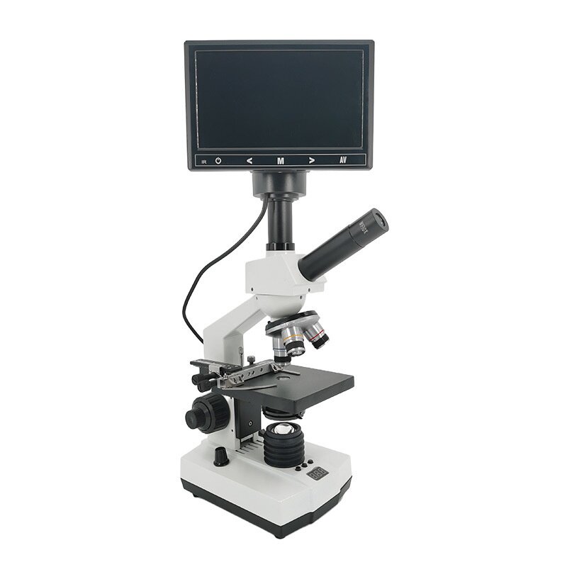 高倍畜牧水产养殖精子藻类鱼病微生物益生菌检测加热恒温款显微镜