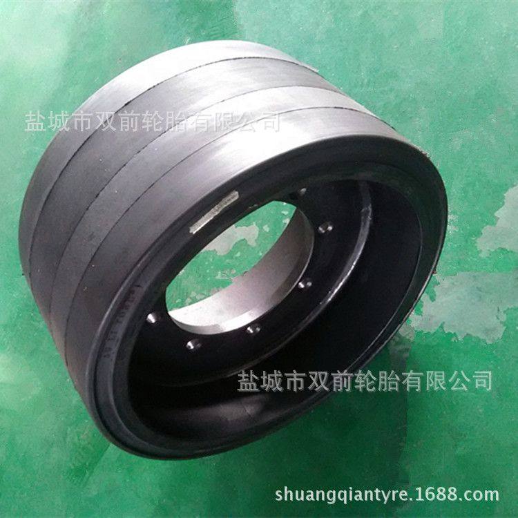 厂家批发耐切割实心轮胎适用于W35DC维特根铣刨机胶轮前轮