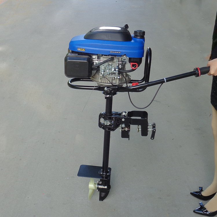 农丰利厂家直销四冲程汽油动力挂桨机船用马达推进器电动船挂机