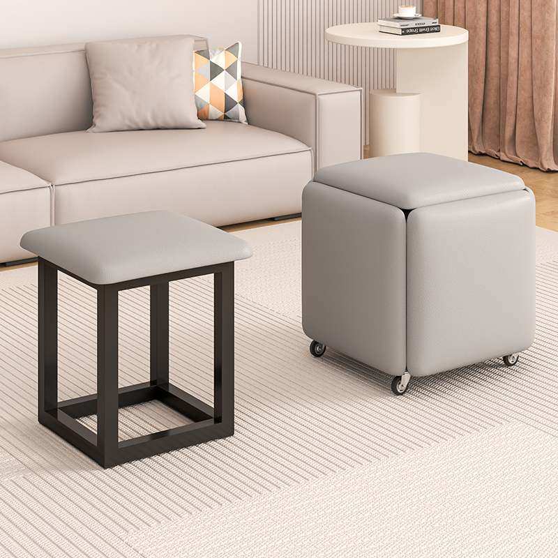 多功能魔方凳组合折叠凳家用凳可叠放沙发凳茶几板凳可收纳小凳子,住宅家具,万向轮凳,淘宝优惠券,粉丝福利购,淘宝优惠卷