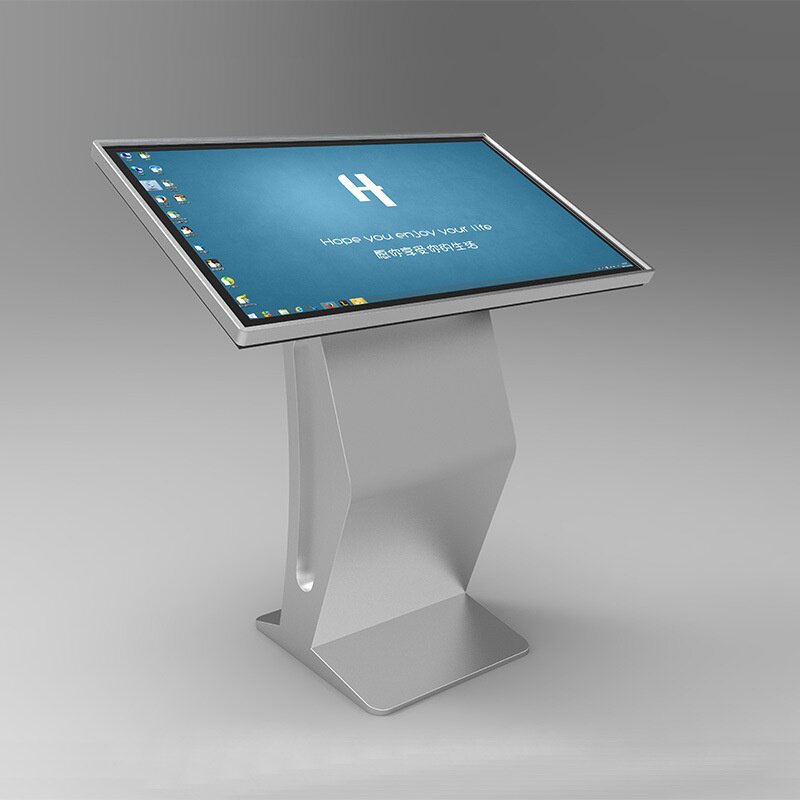 32-65寸卧式高清触摸一体机 商场导购自助触摸智能广告投放播放机