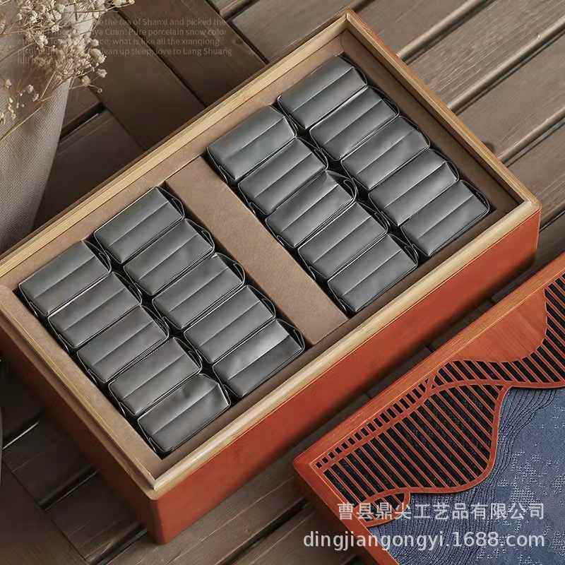 新中式木制包装礼盒天地盖大红袍式通用礼盒礼盒普洱木盒茶叶