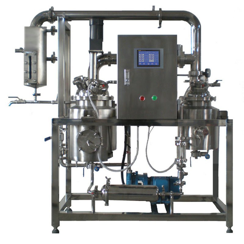 超声波植物精油提取浓缩设备微波动态精油提取机器不锈钢浓缩设备