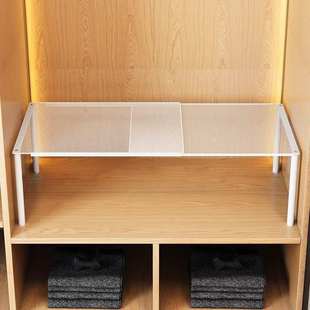 分割格挡层板衣服改造伸缩拉抽隔板可分层置物架衣橱隔断衣柜收纳