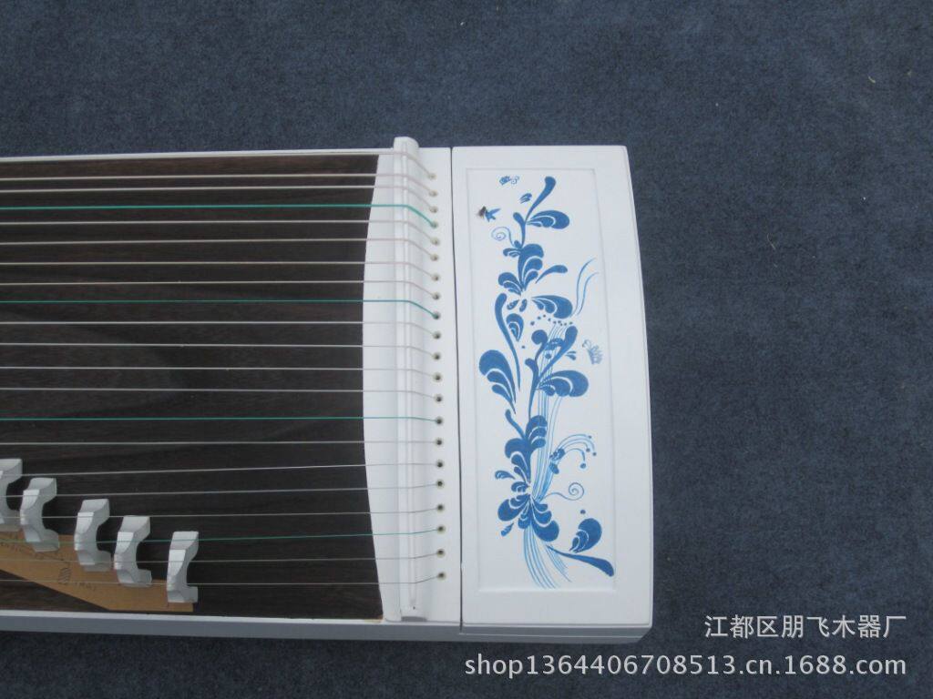 扬州鹏飞古筝 厂家特价批发古筝 钢琴烤漆系列青花瓷款高档古筝